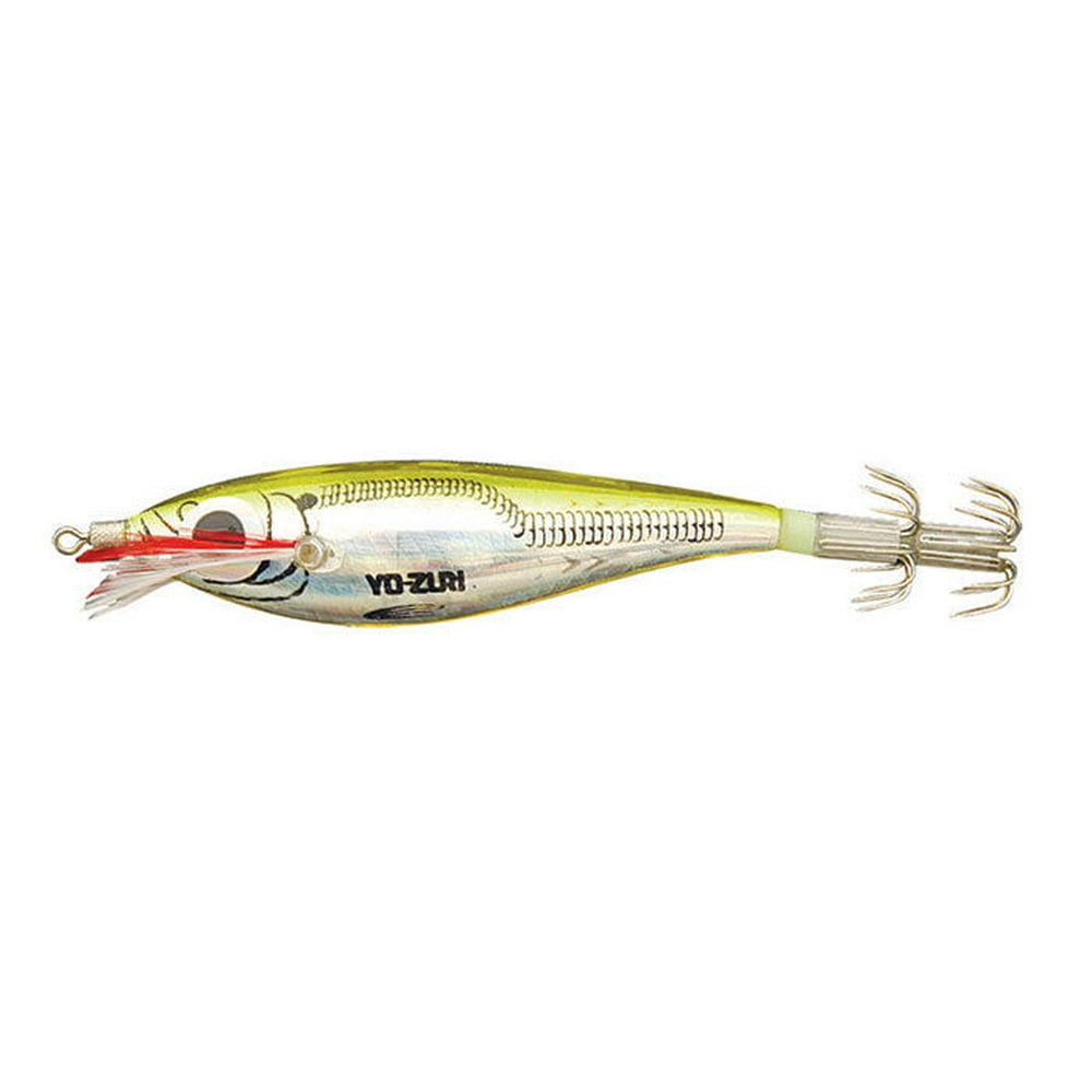 Yo-Zuri A102269 Ultra Laser Squid Jig, 3 3/4", 5/16 oz, Green Mackerel ...