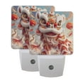 thumbnail image 7 of Chinese Lion Dance Night Light 2 Pack LED Nightlight Plug into Wall Dusk to Dawn Sensor Soft White, 7 of 7