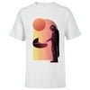 Star Wars The Mandalorian The Child Discovery Silhouette - Short Sleeve T-Shirt for Kids - Customized-White