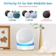thumbnail image 2 of Fuqintop Soporte Para Echo Dot 4.ª/5.ª Generación Soporte De Mesa Con Guía De Luz Mejora El Efecto De Luz Ahorro De Espacio Dot 4/5 Accesorios Con Gestión De Cables Blanco, 2 of 5