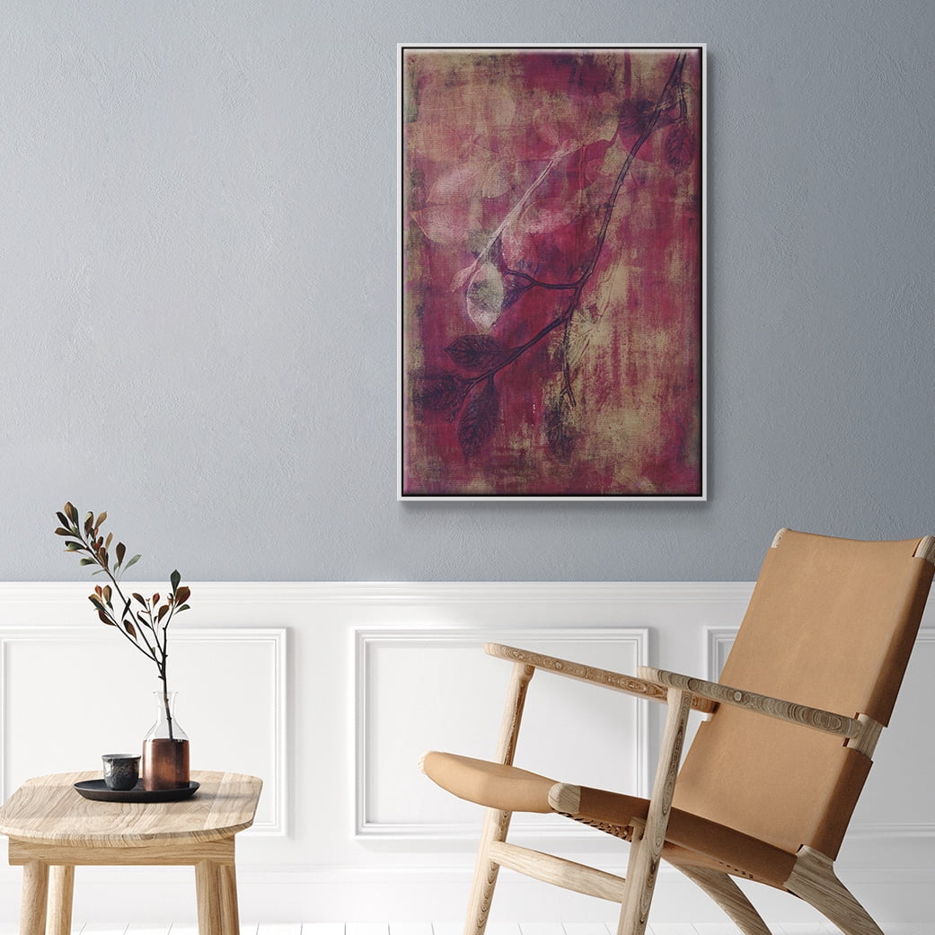 Branching Out XVII Framed Premium Gallery Wrapped Canvas - Ready to Hang - 25 x 37 - White Floating Frame