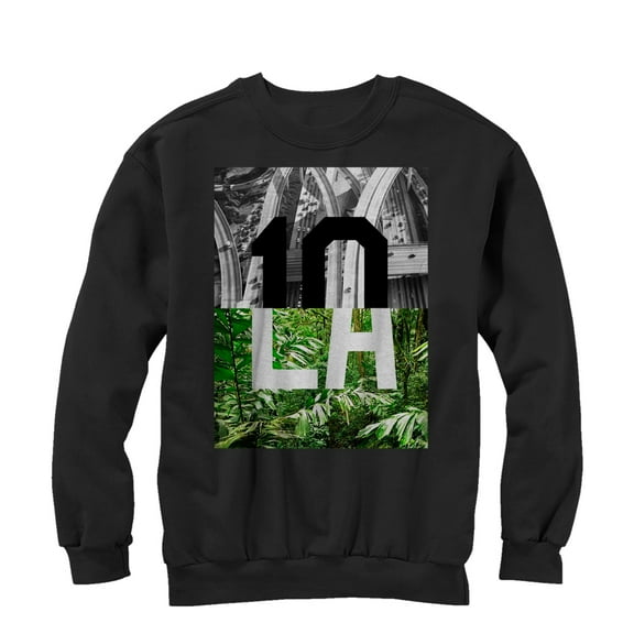 Men's Lost Gods LA Contrast  Sweatshirt Black 2X Large