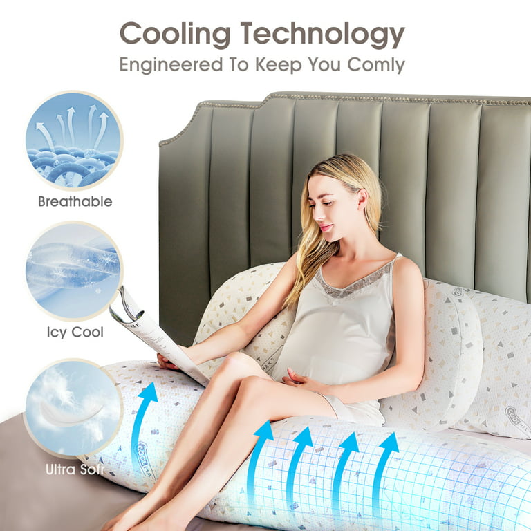 iFanze Pregnancy Pillows for Sleeping Support, 3-In-1 U Shaped
