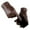 Brown, variant on Men Winter Warm Gloves With Wool Lining Leather Touchscreen Snap Closure Cycling Black