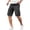 Dark Gray -BI10, variant on Nestiefly Mens Cargo Cotton Chino Shorts Elastic Waist Drawstring Casual Work Shorts Summer Hiking Traval Shorts with 4 Pockets Dark Gray L