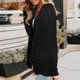 thumbnail image 5 of Suéter abrigo moda mujer invierno color sólido casual manga larga suéter tejido chaqueta cárdigan top mujer abrigo, 5 of 7