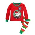 thumbnail image 4 of Conjuntos de pijamas de manga larga para niños y niñas, ropa de dibujos animados para bebé, pijamas de Navidad, ropa de dormir de dinosaurios, novedad, 4 of 4