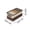 Large, variant on romoty Foldable Closet Clothing Storage Bin, Extra Large 19.7x11.8x7.9 Inch Compartment Fabric Clothes Organizer Box for Wardrobe