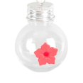 thumbnail image 5 of 2pcs Plastic Jar Bird Feeder Clear Plastic Jar Wild Bird Feeder with Floral Pattern for Garden Decoration, 5 of 5