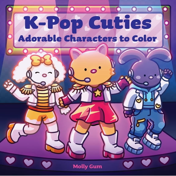 K-Pop Cuties: Adorable Characters to Color (Paperback)