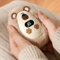 thumbnail image 6 of USB Chargeable Plush Hand Warmer with 3 Levels Temperature Control Quick Warmth Heating Device for Home Office Use, 6 of 17
