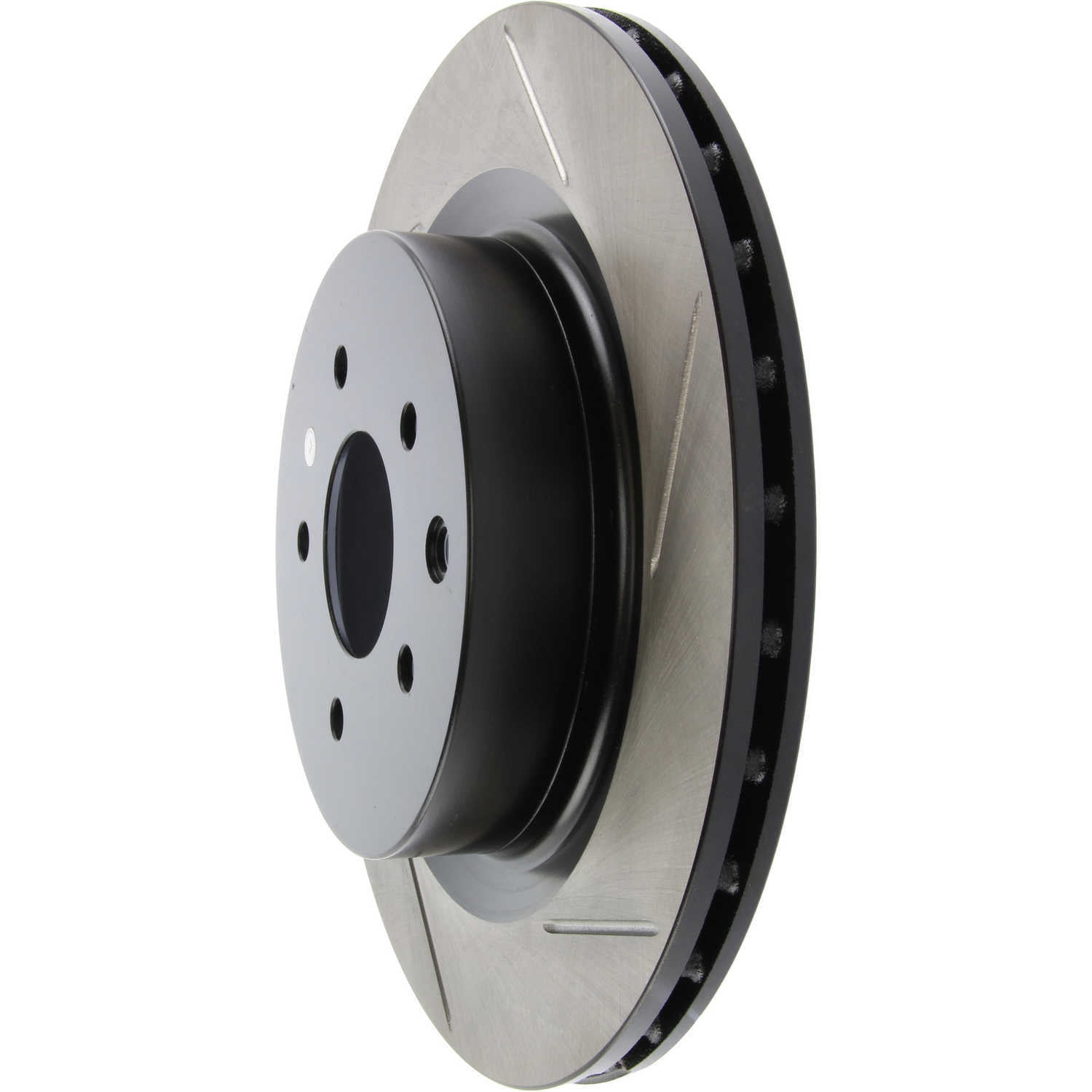 StopTech Power Slot 03-07 350z/ 03-04 G35 w/ Brembo SportStop Slotted Rear Left Rotor Fits select: 2003-2004 INFINITI G35, 2003-2008 NISSAN 350Z
