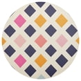 thumbnail image 3 of Ryvnso Geometry Colorful Round Plate Mats Dining Table Placemat Set of 4 for Holiday Decoration, 3 of 7