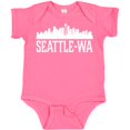 thumbnail image 3 of Inktastic Seattle Washington Skyline Wa Cities Boys or Girls Baby Bodysuit, 3 of 5