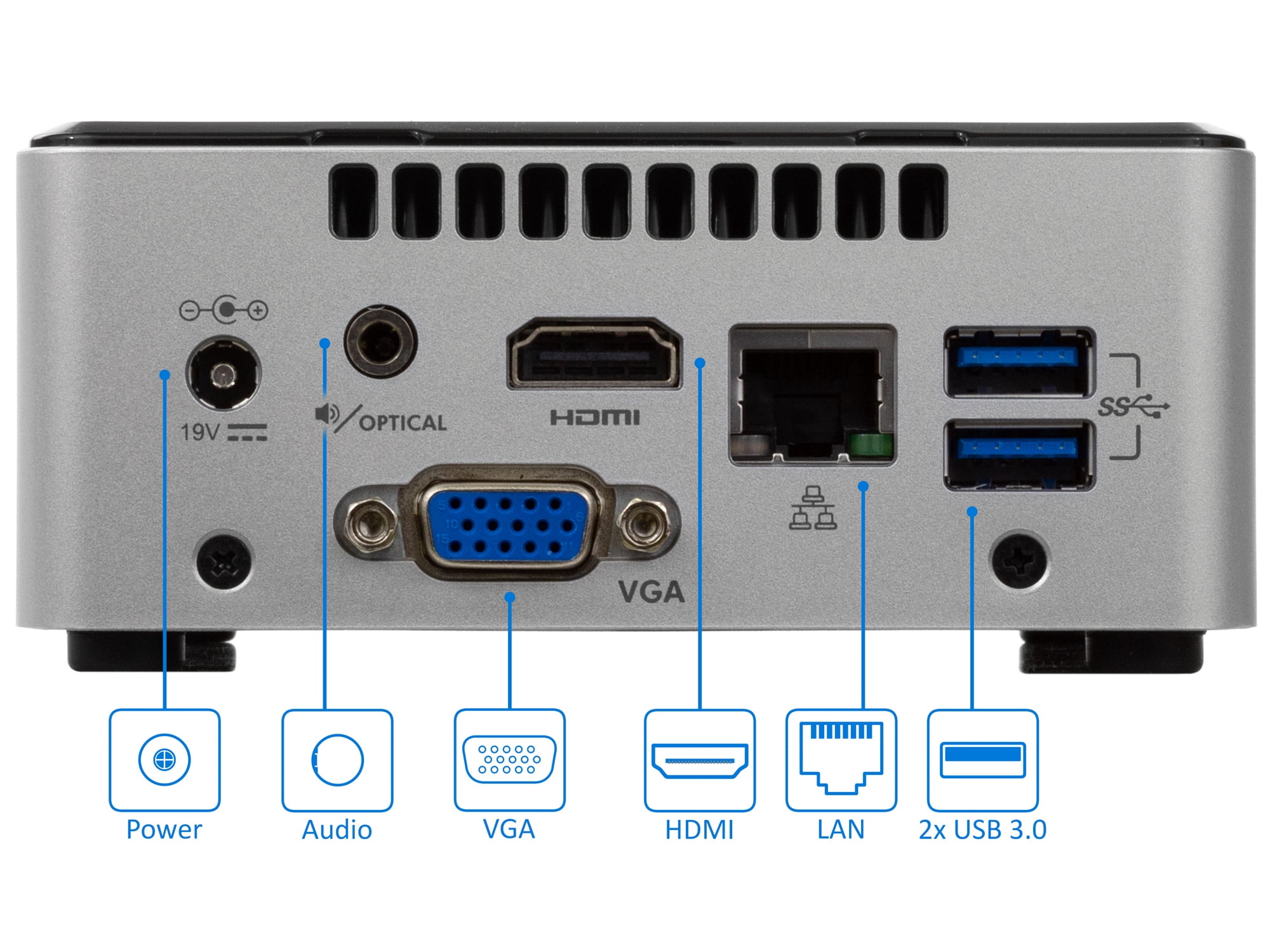 ミニPC Intel NUC5CPYH Celeron N3050 4GB RAM (6) Intel NUC5CPYH / Intel Celeron N3050 1.60GHz 8GB RAM 120GB SSD