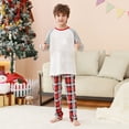 thumbnail image 2 of Penkiiy Family Christmas Pajamas Matching Sets Lounge Home Pjs Long Sleeve Shirts and Plaid Pants Xmas Holiday Pajama Outfits 8 Years Gray, 2 of 6