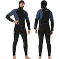 thumbnail image 3 of Sudadera con capucha Manga larga Manga transpirable cómoda cómoda Traje de baño Elástico Sbaje Jumpsuit para bucear surf natación gris xxl 5mm Methold OD019366-04, 3 of 7