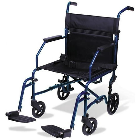 Display Model: Equate Transport Chair, FGD336EQ WMRT, Has Brakes