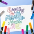 thumbnail image 3 of 12/24 Colors Outline Markers Shimmer Double Line Marker Pen Set Magic Glitter Metallic Drawing Pens Self-Outline DIY Sketching Pens for Greeting Cards Craft Painting Art Writing, 3 of 5
