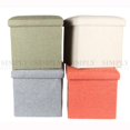 thumbnail image 2 of Cube Ottoman Pouffe Storage Box Folding Lounge Sofa Ottoman Seat Footstools New, 2 of 5