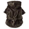 thumbnail image 1 of Bata para cachorros Bata de toalla seca para perros con capucha y cinturón, fácil de usar YP01B Army GreenS, 1 of 5