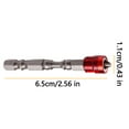 thumbnail image 3 of 5Pcs PH2 Magnetic Phillips Screwdriver Bit Set 1/4 Inch Hex Shank Cross Screw Electric Power Drivers Bits, 65mm, 3 of 6