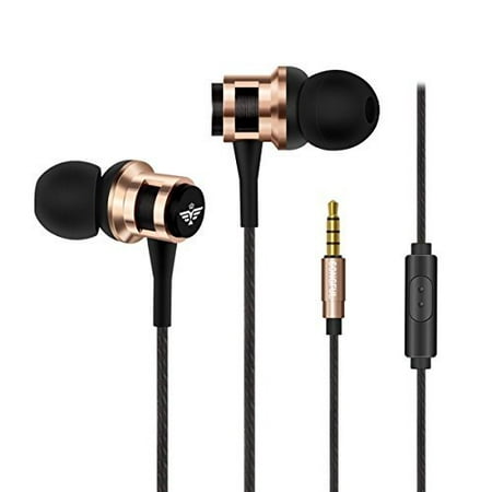 in-Ear Earbuds Earphones Headphones - Sunshine Flying Best Wired Bass Stereo Handfree Headset Built-in Mic Noise Isolating