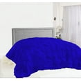thumbnail image 3 of BedDecor 300 GSM 1Pcs Pinch Pleated Solid (Egyptian/Royal Blue, King/California King) 100% Egyptian Cotton Base Comforter, 3 of 7