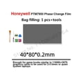thumbnail image 1 of Honeywell PTM7950 Thermal Pad Phase-Change Material CPU GPU Notebook Computer Watercooler Heatsink Radiator Partner 8.5W/M-k 40X80X0.2mm 0.2mm, 1 of 6