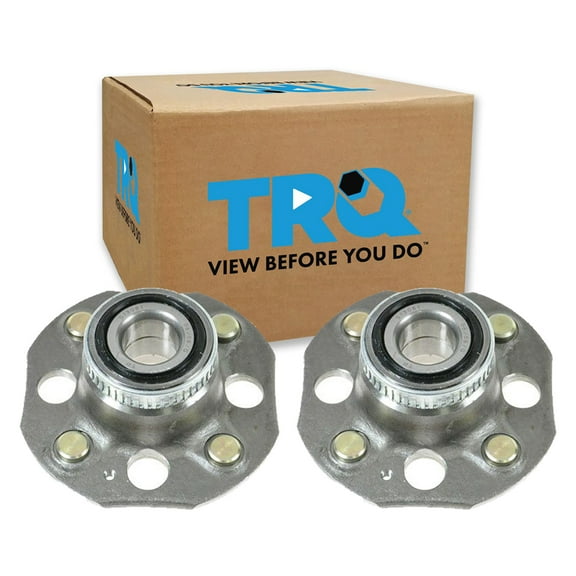 TRQ Rear Wheel Hub & Bearing Pair Set for Integra Accord Civic BHA53557