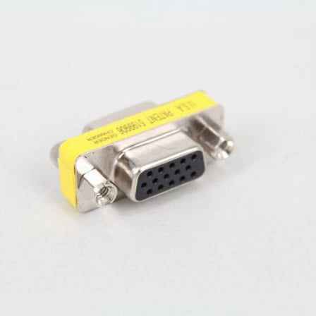 MLINS Female to Female Adapter Mini Gender Changer Vga Adapter