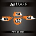 thumbnail image 4 of Attack Graphics Pro Series Number Plate Backgrounds for KTM 250 XCF-W 2016, 4 of 4