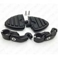 thumbnail image 4 of HTT-MOTOR Black 2.5" Short FootPeg Kit 1.25" Engine Guard For Kawasaki VULCAN VN400 VN800, 4 of 5
