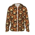 thumbnail image 2 of Lsque Skulls And Hearts UPF 50+ Lightweight Sun Protection Men's Women's Long Sleeve Shirt, Hoodie Performance -X-Large, 2 of 9