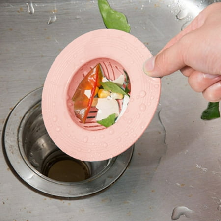 

Fall Decorations For Home Silicone Drain Hair Catcher Kitchen Strainer Bathroom Shower Stopper Reusable Rubber Strainer