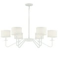 thumbnail image 4 of Trade Winds Cooper 6-Light Chandelier in Bisque White, 4 of 6