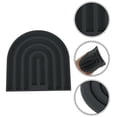 thumbnail image 3 of Unique Bargains 1 Pc Simple Design Silicone Coaster Dark Gray, 3 of 5