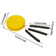 thumbnail image 3 of Hooklink for Hair Rig End Tackle 1 Piece Tungsten Rubber Weights for Black and Yellow, 3 of 6