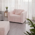 thumbnail image 5 of Miekor Furniture 44.9"Soft Modular Sofa Single - Very Comfortable & Stylish. Matches 30.7" Ottoman with Hydraulic Lift. Ideal for Bedroom & Living Room, Light Pink 0015, 5 of 16