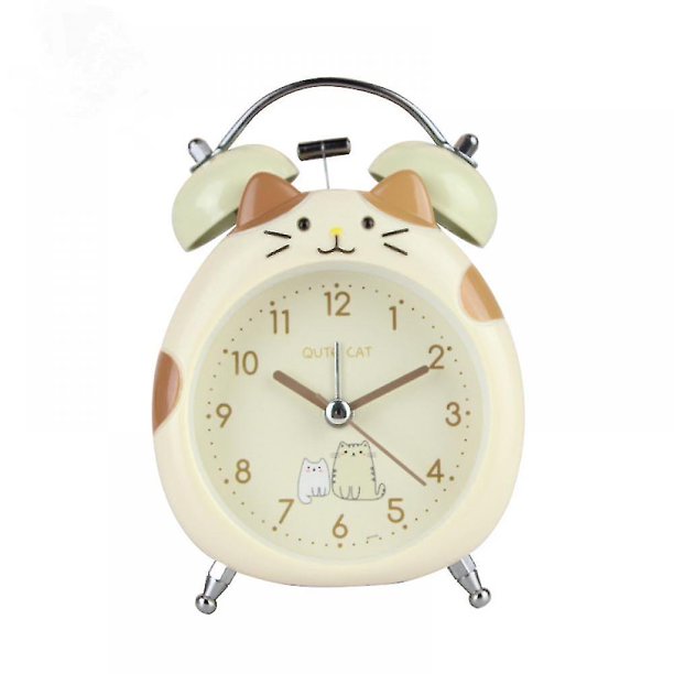 Despertadores para dormitorios YONGSHENG Reloj Despertador Cuadrado Amarillo