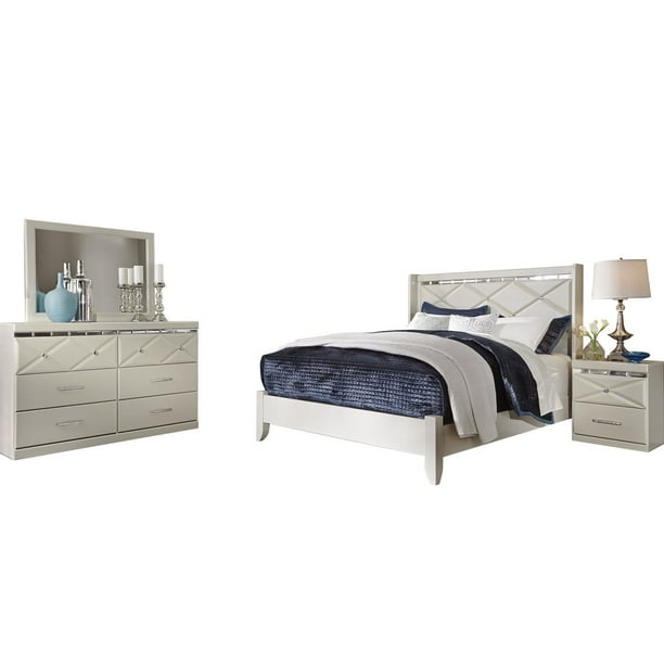 Ashley Furniture Dreamur 4 Pc Bedroom Set Queen Panel Bed Dresser