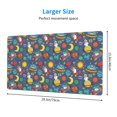 thumbnail image 2 of Salouo Cartoon Space Print Large Mouse Pad,Extended Mat Desk Pad, 3mm Thick Mice Pad Desk Mat Big Desk Pad for Work, Game, Office, Home -16 x 29.5in, 2 of 8