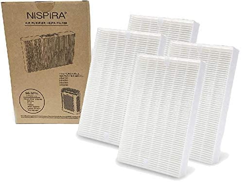 True HEPA Filter Replacement for Honeywell Air Purifier Models HPA300, HPA-090, HPA-100 and HPA200 Compared With Part HRF-R2 - 4 Packs