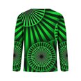 thumbnail image 3 of DDAPJ pyju Men's Novelty Henley Shirt 3D Optical Illusion Print Long Sleeve 4 Button T-Shirt Big and Tall Trendy Dizzy Graphic Tees Slim Casual Hipster Tee Tops on Clearance Green S, 3 of 5