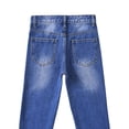 thumbnail image 4 of Hotiary 5-13Y Boys Skinny Fit Ripped Destroyed Distressed Stretch Slim Jeans Pants, 4 of 7