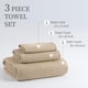 thumbnail image 3 of Toallas MICROFI de microfibra para baño con gofres, 3 piezas, de gran tamaño, 3 of 6