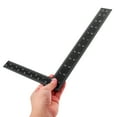 thumbnail image 3 of WHAMVOX Carpenter Ruler Steel Angle Ruler L-shaped Ruler Right Angle Ruler Professional Woodworking Angle Ruler Square Ruler Measuring Layout Tool, 3 of 8