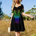thumbnail image 4 of Vestido de manga corta Rosie Kitty, vestido holgado de verano para mujer, estilo coreano., 4 of 7