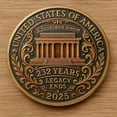 thumbnail image 6 of Final Cent Commemorative Keepsake Tribute Decorations, Nostalgic Historical Collectible Keepsake Ornaments, Retro Room Showcase Decoration, 1.6Inches, 6 of 9