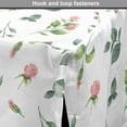 thumbnail image 4 of Floral Dog Crate Cover, Feminine Romantic Look Watercolor Look Roses and Leaves, Easy to Use Pet Kennel Cover Small Dogs Puppies Kittens, 7 Sizes, Laurel Green White, by Ambesonne, 4 of 6